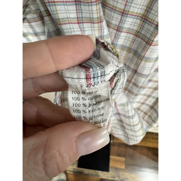 Lacoste Shirt Adult Large 42 White Button Up Long Sleeve Crocodile Mens - Picture 5 of 7